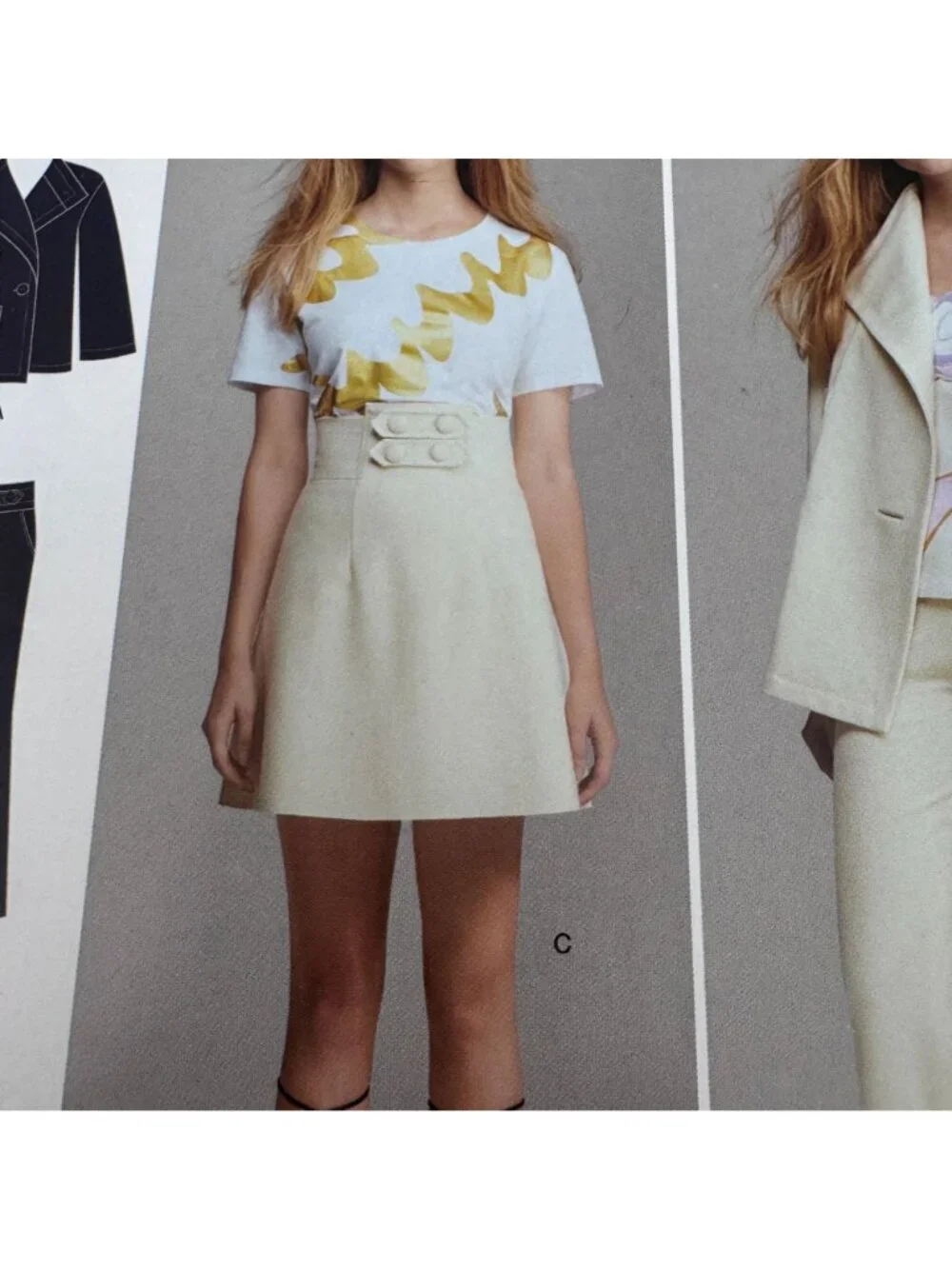 Simplicity Sewing Pattern 8058 Work Suit  Jacket Pants Skirt Modern 12-20 Uncut